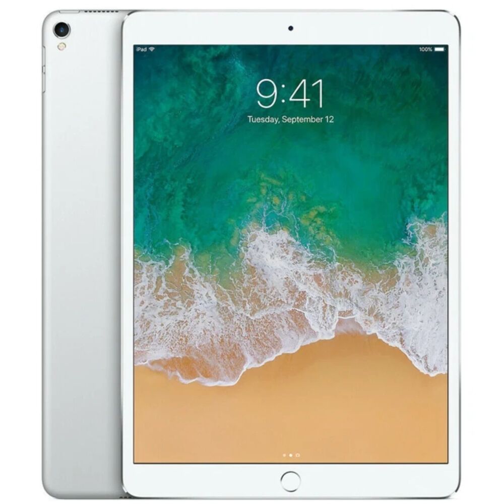 Apple iPad Pro 10.5 256GB Wi-Fi Silver White A1701 iOS 17 Tablet Clean